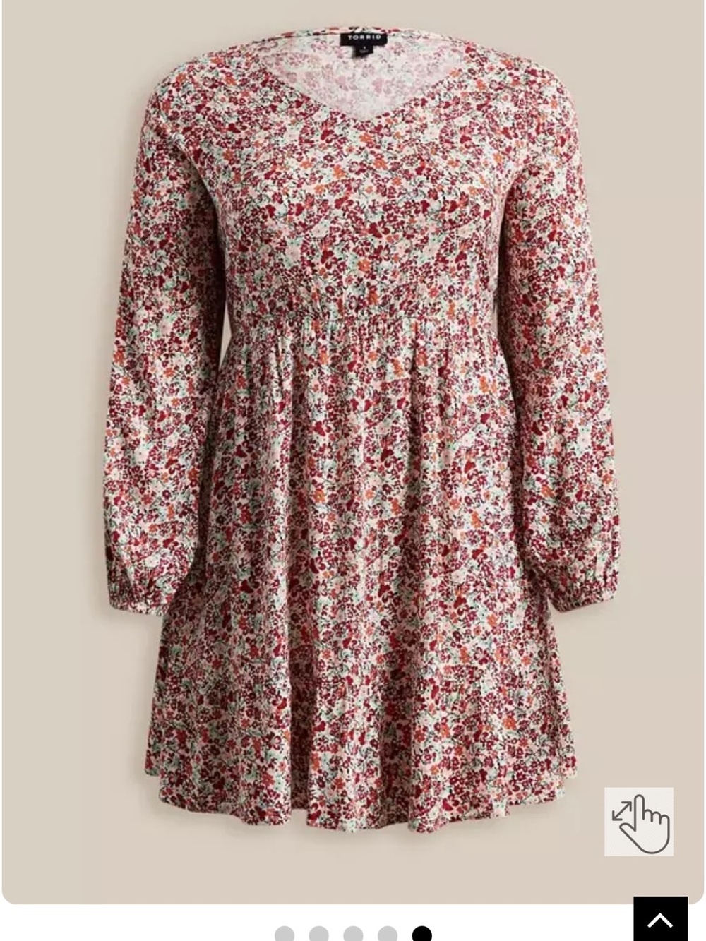 Torrid Textured Stretch Rayon Mini Skater Dress